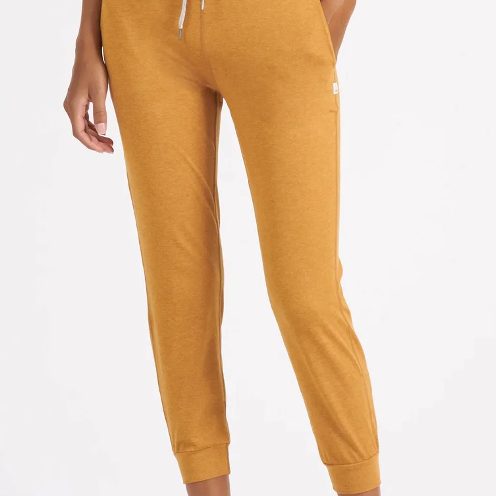 VUORI PERFORMANCE JOGGERS - Flax Heather Sz SMALL
